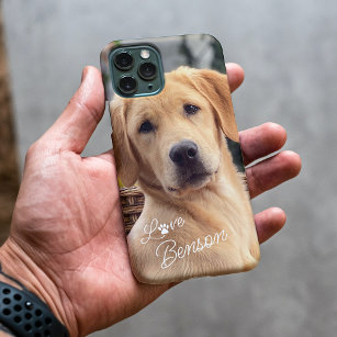 Modern My Best Friend Picture Love Paw Print iPhone 11 Pro Case