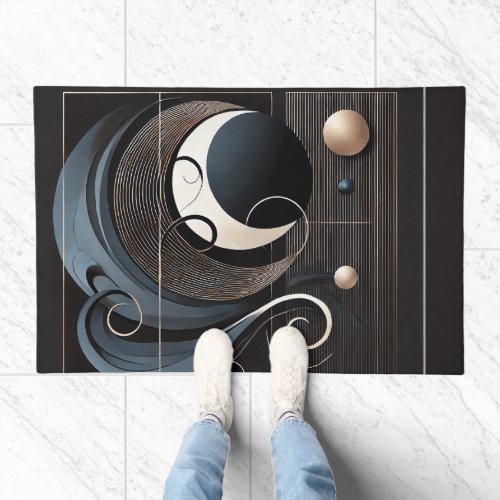 Modern Mystical Elegance Doormat