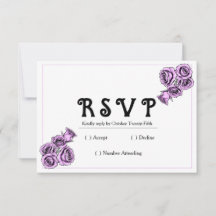 Modern Mystical Purple Rose Wedding
