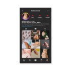 Modern Nail Artist Beauty Salon Black Instagram 