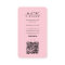 Modern Nail Artist Nail Salon Pastel Pink Monogram