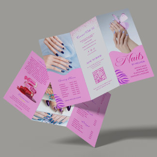 Modern Nail Salon/Technician Business Brochure