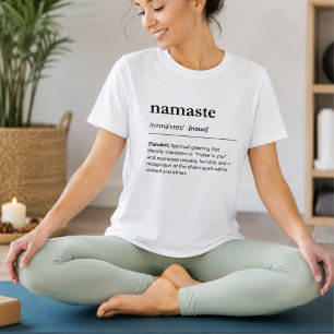 Modern Namaste Meditation Yoga Spiritual T-Shirt