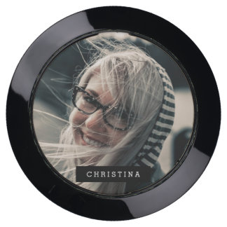 Modern Name Change Your Photo USB Charging Station