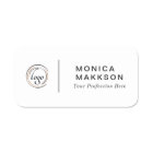 Modern Name, Logo  And Title Name Tag