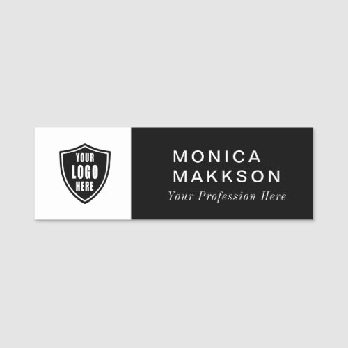 Modern Name Logo  And Title Name Tag