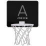 Modern Name Monogram Personalized Mini Basketball Hoop