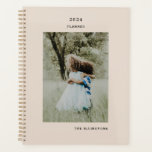 Modern Name Monogram Photo  Planner<br><div class="desc">Personalize this modern daily,  weekly,  monthly planner with your photo,  name,  and initial.  Ideal gift for yourself and others.</div>