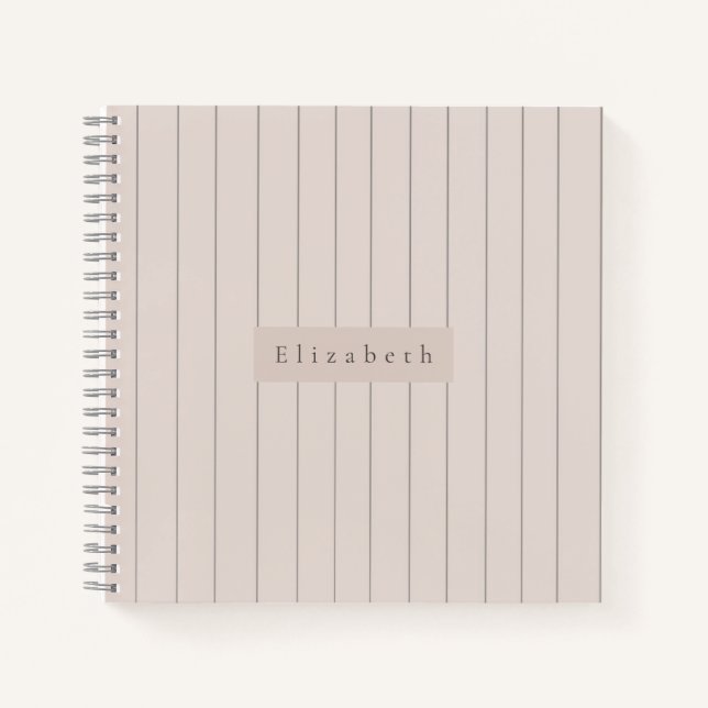 Modern Name  Notebook (Front)