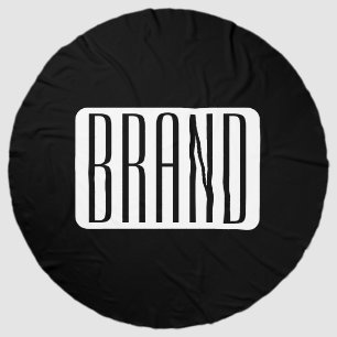 Modern Name or Editable Brand Name for Business Beach Towel