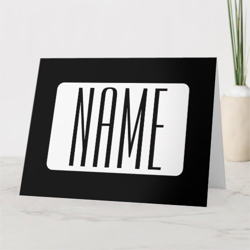 Modern Name or Editable Brand Name for Business  Card