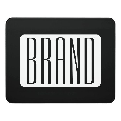 Modern Name or Editable Brand Name for Business  Door Sign