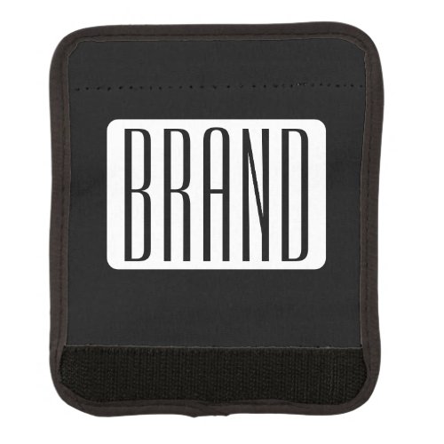 Modern Name or Editable Brand Name for Business  Luggage Handle Wrap