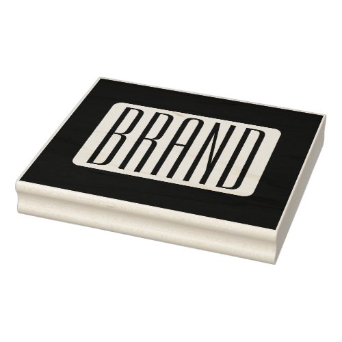 Modern Name or Editable Brand Name for Business  Rubber Stamp