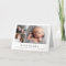 Modern Name Simple 3 Photo Collage Baby Birth