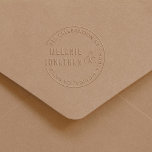 Modern Names Round Wedding Return Address Embosser<br><div class="desc">Modern Names Round Wedding Return Address Embosser. Add a touch of personalized elegance to your stationery with this beautiful paper embosser. Perfect as a gift for anyone who loves paper,  typography,  and books.</div>