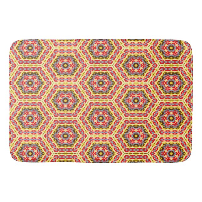 Modern Native American 10 Bath Mat (Front)