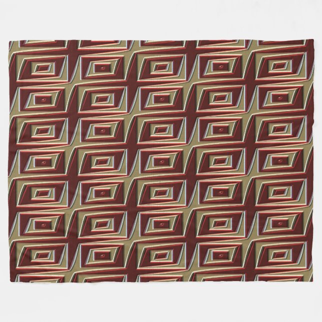 Modern Native American 21 Fleece Blanket (Front (Horizontal))