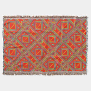 Modern Native American 22 Throw Blanket