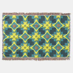 Modern Native American 32 Throw Blanket