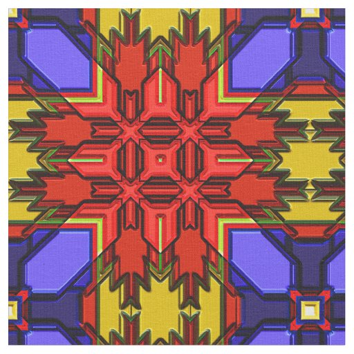 Modern Native American 6 Custom Fabric