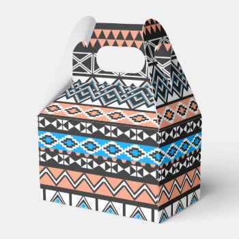 Modern Native American Tribal Aztec Pattern Favor Boxes by ChicPink at Zazzle