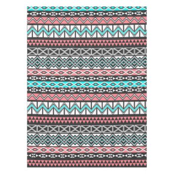 Modern Native American Tribal Aztec Pattern Tablecloth by ChicPink at Zazzle
