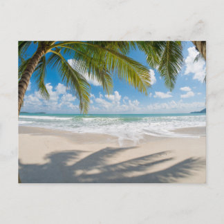 Modern Nature Beach Landscape Postcard