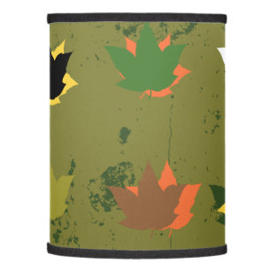 Modern nature botanical pattern elegant green chic lamp shade