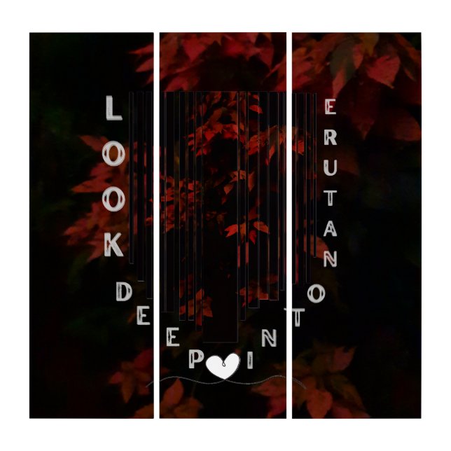 Modern Nature Lover Triptych (Front)