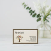 Modern Nature - Tree of Life Business Card (Standing Front)