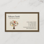 Modern Nature - Tree of Life Business Card (Front)