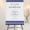Modern Nautical Anchor Wedding Welcome