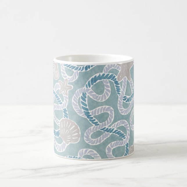 Modern Nautical Coffee Mug (Center)