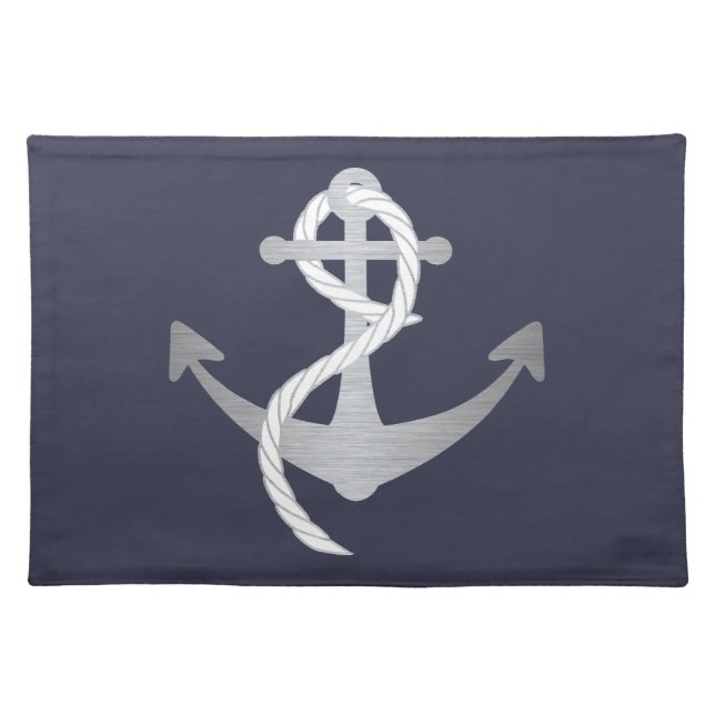 Modern Nautical Dining Placemat (Front)