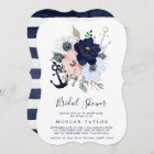 Modern Nautical | Floral Anchor Bridal Shower