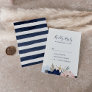 Modern Nautical | Floral Simple RSVP Card