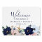 Modern Nautical | Floral Wedding Welcome 