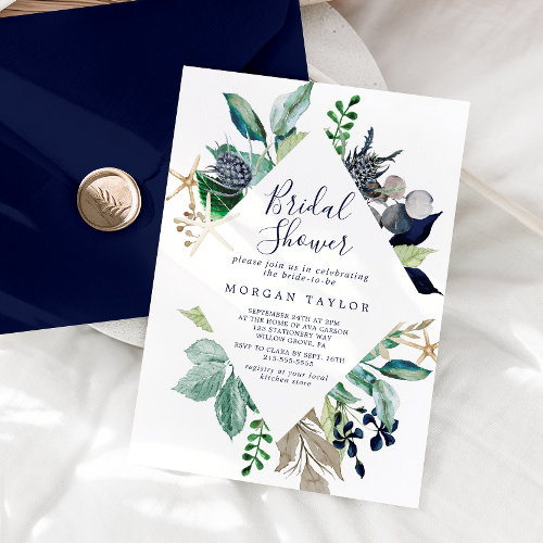 Modern Nautical | Greenery Bridal Shower