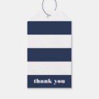 Modern Navy Blue Watercolor Floral Wedding Gift Tags | Zazzle.com
