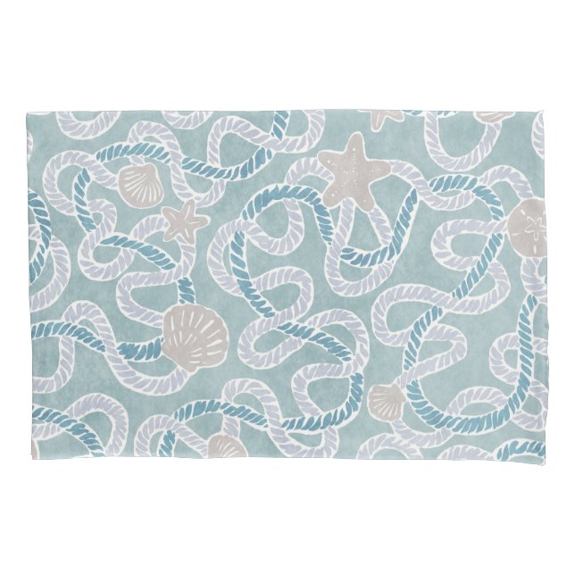 Modern Nautical Pillow Case (Front)