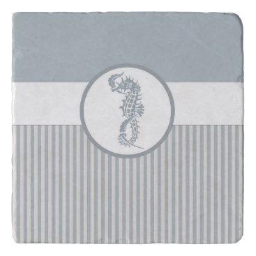 Modern Nautical Seahorse Beach Trivet Modern Nautical Seahorse Beach Trivet
