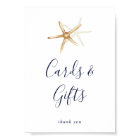 Modern Nautical | Starfish Cards and Gifts Sign