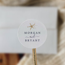 Modern Nautical | Starfish Wedding Envelope Seals