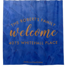 Modern Navy and Copper Personalized Name