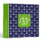 Modern Navy Blue Anchors Pattern Personalized