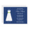 Modern Navy Blue and Green Gown Bridal Shower