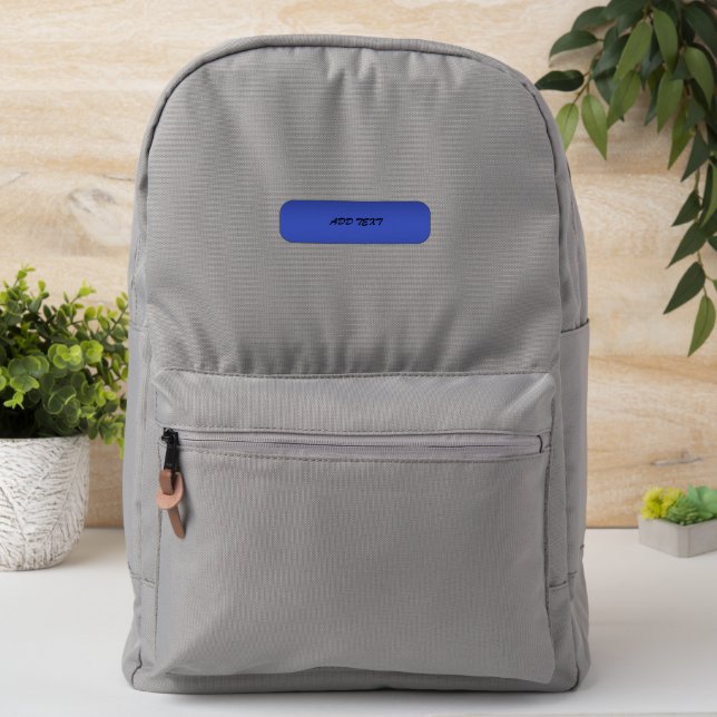 Modern navy blue gradient Watercolor space pattern Patch (On Backpack)
