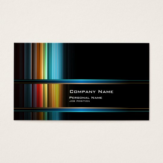 Modern Neon Business Card