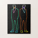 'Modern Neon Fashion Graffiti Design' Jigsaw Puzzle